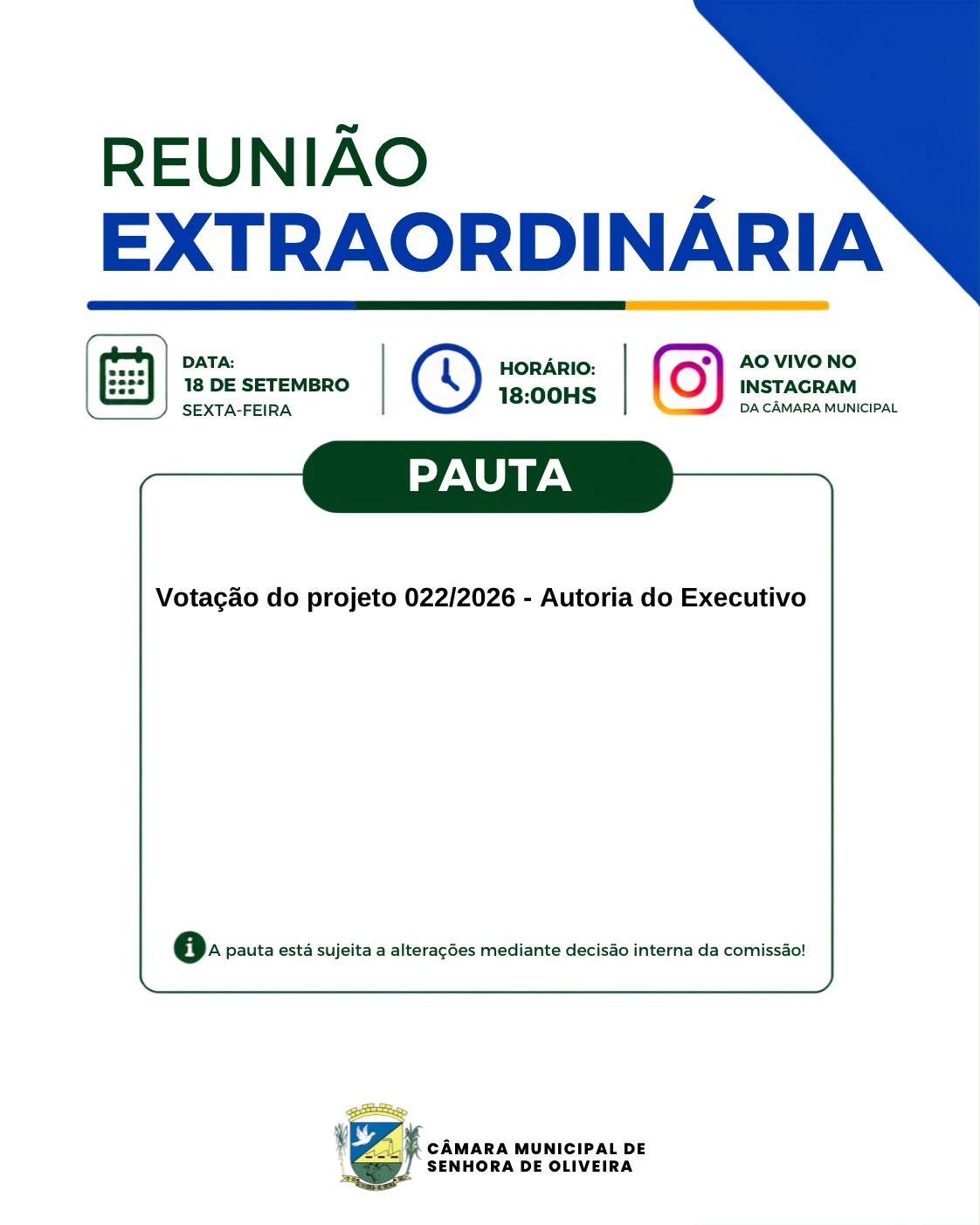 Câmara Municipal de Câmara Municipal de Senhora de Oliveira